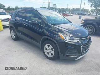 2018 Chevrolet Trax LT with VIN 3GNCJLSB9JL276974, listed as a IAAI auction lot 41959303 with 59,686 mi miles and . Bid and sale history available at carsss.com. Image 1.
