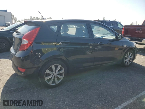 2012 Hyundai Accent SE with VIN KMHCU5AE6CU052167, listed as a Copart auction lot 52408755 with 184,652 mi miles and Clean Title. Bid and sale history available at carsss.com. Image 3.