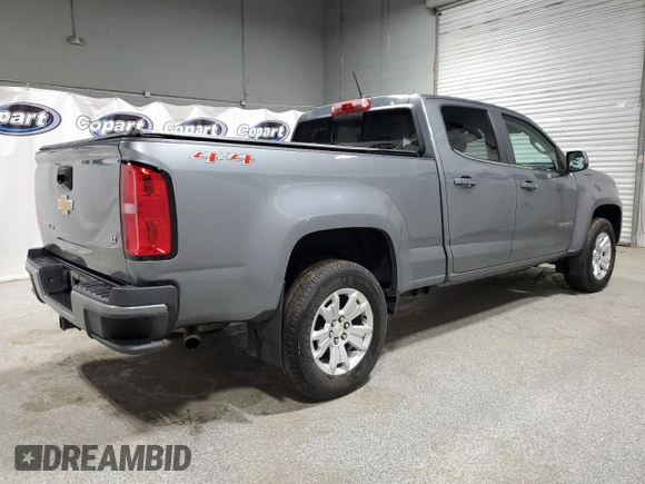 2020 Chevrolet Colorado 4WD LT with VIN 1GCGTCEN5L1151555, listed as a Copart auction lot 51833345 with 102,959 mi miles and Clean title. Bid and sale history available at DreamBid. Image 3.