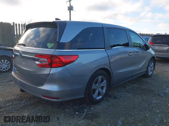 2019 Honda Odyssey EX with VIN 5FNRL6H56KB128197, listed as a IAAI auction lot 41057084 with 52,329 mi miles and . Bid and sale history available at DreamBid. Image 4.