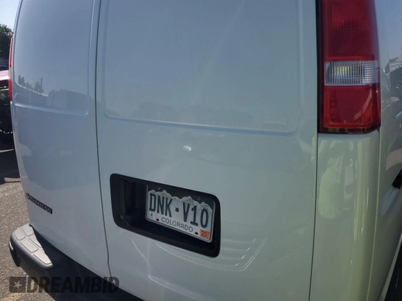 2021 Chevrolet Express Cargo with VIN 1GCWGAFP2M1303233, listed as a IAAI auction lot 42731173 with 57,034 mi miles and . Bid and sale history available at DreamBid. Image 24.