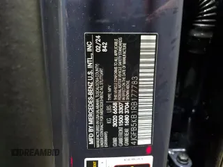 2024 Mercedes-Benz GLE 450 z VIN 4JGFB5KB1RB177783, wystawiony jako Copart lot #51010185 z przebiegiem 13 100 mil mil oraz Szkoda całkowita • Salvage title. Historia ofert i sprzedaży dostępna na DreamBid. Obrazek 13.