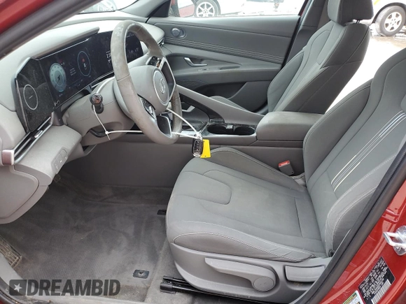 2023 Hyundai Elantra SEL with VIN KMHLS4AG8PU606168, listed as a Copart auction lot 49257485 with 11,945 mi miles and Salvage Title. Bid and sale history available at DreamBid. Image 7.