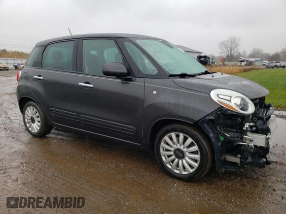 2014 FIAT 500L Easy with VIN ZFBCFABH9EZ027966, listed as a Copart auction lot 81170874 with 118,018 mi miles and Salvage Title. Bid and sale history available at carsss.com. Image 4.