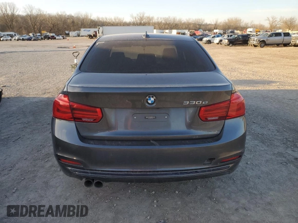 2016 BMW 3 Series 330e iPerformance with VIN WBA8E1C51GK479574, listed as a Copart auction lot 49435945 with 0 mi miles and Clean Title. Bid and sale history available at carsss.com. Image 6.