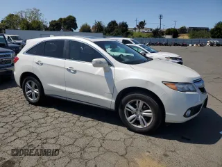 2013 Acura RDX Tech Pkg with VIN 5J8TB3H52DL002380, listed as a Copart auction lot 52009355 with 126,342 mi miles and Salvage Title. Bid and sale history available at carsss.com. Image 4.