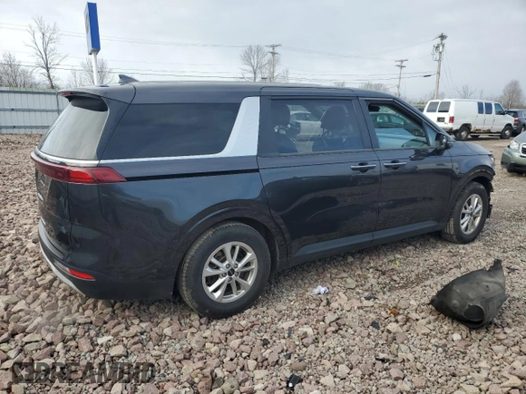 2022 Kia Carnival LXS with VIN KNDNB4H34N6086634, listed as a Copart auction lot 81925734 with 33,656 mi miles and Salvage Title. Bid and sale history available at carsss.com. Image 3.