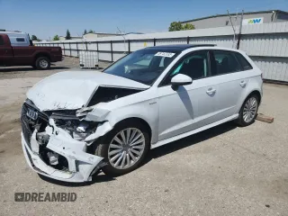 2016 Audi A3 e-tron Premium z VIN WAUUPBFF0GA067817, wystawiony jako Copart lot #58752335 z przebiegiem 158 395 mil mil oraz Szkoda całkowita • Salvage title. Historia ofert i sprzedaży dostępna na DreamBid. Obrazek 1.