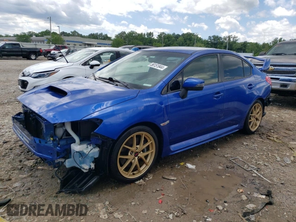2015 Subaru WRX STI Launch z VIN JF1VA2W60F9802634, wystawiony jako Copart lot #56151944 z przebiegiem 111 186 mil mil oraz Nie do naprawy • Non repairable. Historia ofert i sprzedaży dostępna na DreamBid. Obrazek 1.