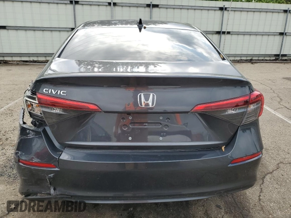 2024 Honda Civic EX z VIN 2HGFE1F76RH319547, wystawiony jako Copart lot #54358805 z przebiegiem 12 143 mil mil oraz Szkoda całkowita • Salvage title. Historia ofert i sprzedaży dostępna na DreamBid. Obrazek 6.