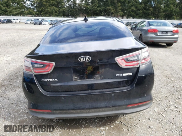 2015 Kia Optima EX z VIN KNAGN4AD7F5085047, wystawiony jako Copart lot #49511675 z przebiegiem Nie podano mil oraz Szkoda całkowita • Salvage title. Historia ofert i sprzedaży dostępna na DreamBid. Obrazek 6.