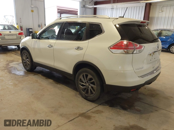 2016 Nissan Rogue SV with VIN KNMAT2MV7GP703027, listed as a IAAI auction lot 42082235 with 101,992 mi miles and . Bid and sale history available at DreamBid. Image 3.