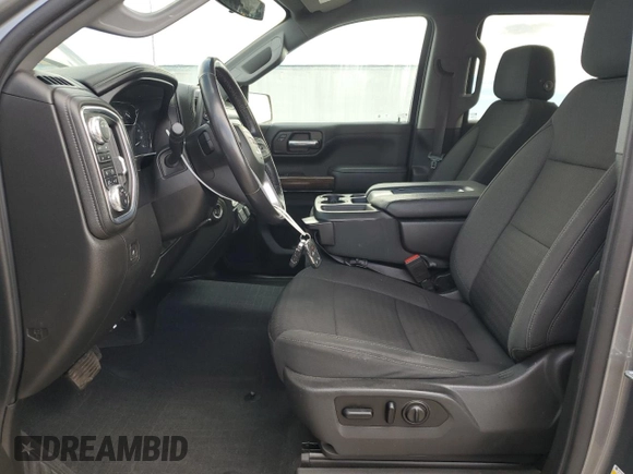 2021 GMC Sierra 1500 Elevation with VIN 1GTU9CED8MZ345170, listed as a Copart auction lot 44020005 with 45,566 mi miles and Clean Title. Bid and sale history available at DreamBid. Image 7.