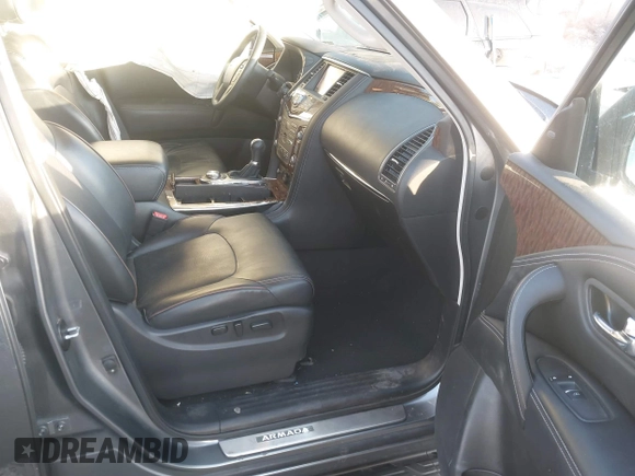 2018 Nissan Armada Platinum with VIN JN8AY2NE7J9733788, listed as a IAAI auction lot 40977705 with 62,901 mi miles. Bid and sale history available at carsss.com. Image 5.