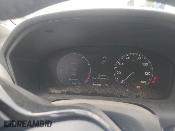 2024 Honda HR-V EX-L with VIN 3CZRZ2H72RM746142, listed as a Copart auction lot 59105515 with 10,962 mi miles and Salvage title. Bid and sale history available at DreamBid. Image 9.