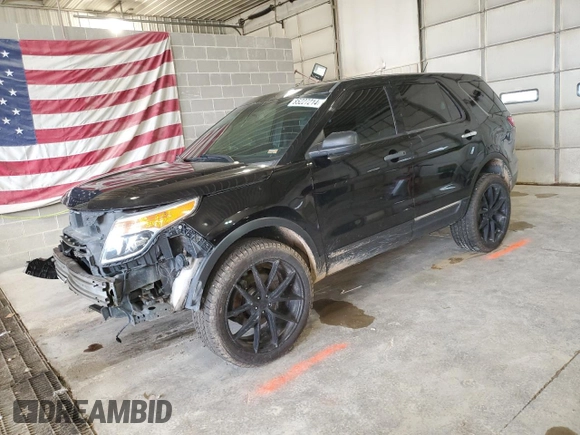 2013 Ford Utility Police Interceptor with VIN 1FM5K8AR0DGA99908, listed as a Copart auction lot 85227214 with 173,962 mi miles and Salvage Title. Bid and sale history available at carsss.com. Image 1.