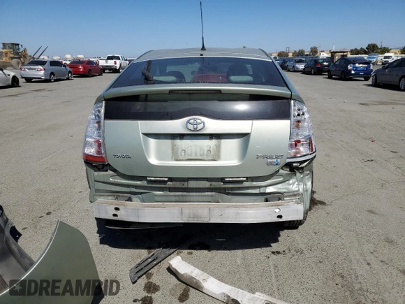 2007 Toyota Prius with VIN JTDKB20U977663294, listed as a Copart auction lot 55970035 with 150,939 mi miles and Salvage Title. Bid and sale history available at DreamBid. Image 6.