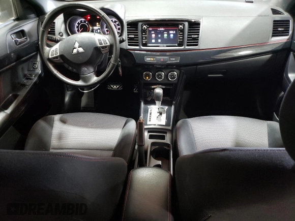 2017 Mitsubishi Lancer ES with VIN JA32U2FUXHU012727, listed as a Copart auction lot 76122994 with 75,380 mi miles and Salvage Title. Bid and sale history available at carsss.com. Image 8.