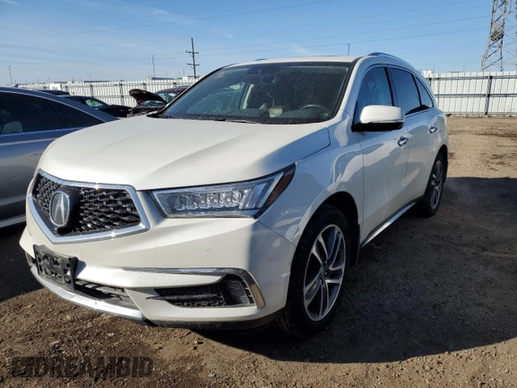 2017 Acura MDX Advance z VIN 5FRYD4H90HB039880, wystawiony jako Copart lot #44119975 z przebiegiem 100 531 mil mil oraz Szkoda całkowita • Salvage title. Historia ofert i sprzedaży dostępna na DreamBid. Obrazek 1.