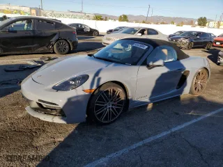 2023 Porsche 718 Boxster GTS 4.0 with VIN WP0CD2A86PS216290, listed as a Copart auction lot 85533004 with 0 mi miles and Salvage Title. Bid and sale history available at carsss.com. Image 1.