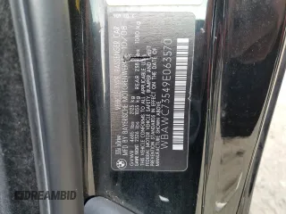 2009 BMW 3 Series 335i xDrive with VIN WBAWC73549E063570, listed as a Copart auction lot 48455575 with 127,726 mi miles and Salvage Title. Bid and sale history available at carsss.com. Image 12.