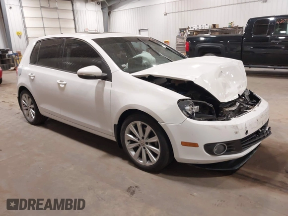 2012 Volkswagen Golf TDI z VIN WVWDM7AJ9CW296921, wystawiony jako IAAI lot #42070028 z przebiegiem 113 511 mil mil oraz . Historia ofert i sprzedaży dostępna na DreamBid. Obrazek 1.