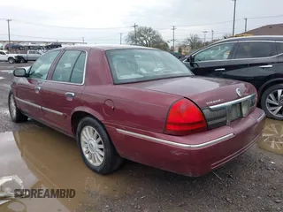 2008 Mercury Grand Marquis LS with VIN 2MEFM75V98X633328, listed as a IAAI auction lot 42084872 with 75,473 mi miles and . Bid and sale history available at DreamBid. Image 3.