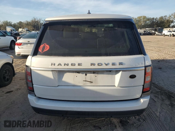 2016 Land Rover Range Rover with VIN SALGR2PF9GA305228, listed as a Copart auction lot 84160594 with 129,106 mi miles and Clean Title. Bid and sale history available at carsss.com. Image 6.