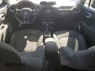 2017 Jeep Renegade Latitude with VIN ZACCJABB7HPG43613, listed as a Copart auction lot 50196975 with 107,434 mi miles and Salvage Title. Bid and sale history available at carsss.com. Image 8.