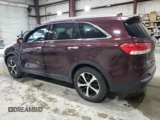 2017 Kia Sorento EX with VIN 5XYPH4A50HG184032, listed as a Copart auction lot 44816185 with 90,002 mi miles and Clean title. Bid and sale history available at DreamBid. Image 2.