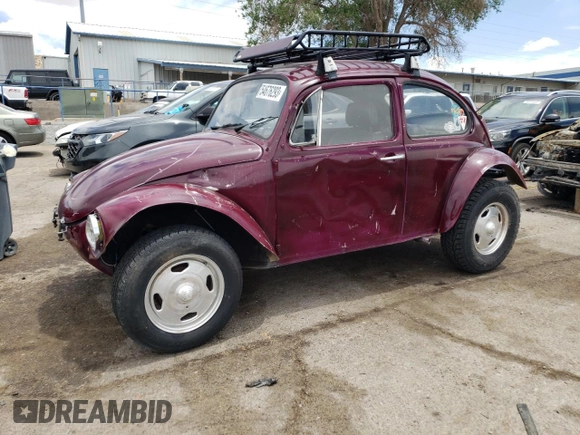 1971 Volkswagen Beetle with VIN 1112101750, listed as a Copart auction lot 54676293 with 850,328 mi miles and Salvage Title. Bid and sale history available at DreamBid. Image 1.