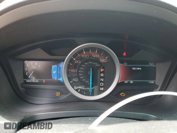 2015 Ford Explorer XLT with VIN 1FM5K7D87FGC53272, listed as a Copart auction lot 53465955 with 180,210 mi miles and Salvage Title. Bid and sale history available at DreamBid. Image 9.