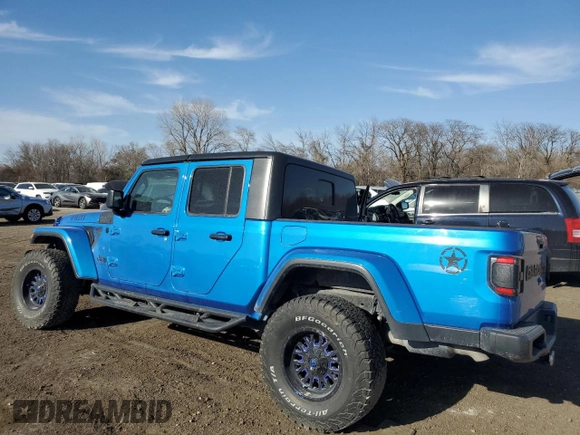 2021 Jeep Gladiator Sport S z VIN 1C6HJTAGXML535345, wystawiony jako Copart lot #49138295 z przebiegiem 31 785 mil mil oraz Szkoda całkowita • Salvage title. Historia ofert i sprzedaży dostępna na DreamBid. Obrazek 2.