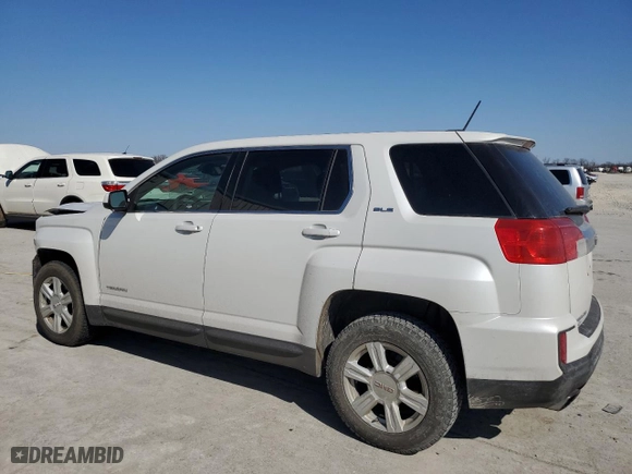 2016 GMC Terrain SLE with VIN 2GKALMEK0G6200203, listed as a Copart auction lot 47242385 with 55,685 mi miles and Salvage Title. Bid and sale history available at carsss.com. Image 2.