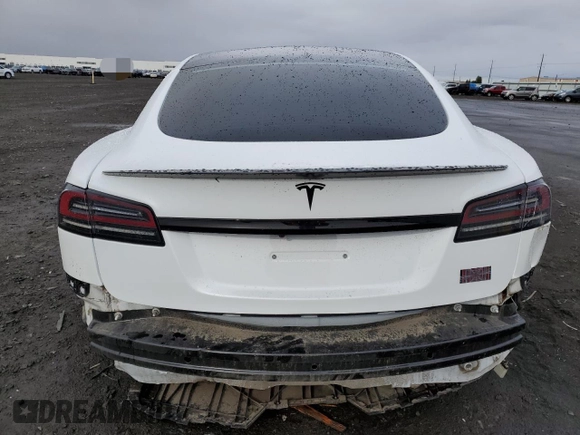 2022 Tesla Model S Plaid with VIN 5YJSA1E62NF490541, listed as a Copart auction lot 51149205 with Not provided miles and Salvage title. Bid and sale history available at DreamBid. Image 6.