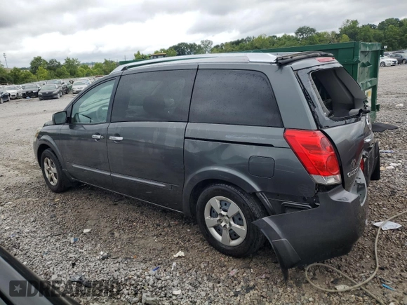 2007 Nissan Quest S with VIN 5N1BV28U17N115261, listed as a Copart auction lot 64215094 with 181,769 mi miles and Salvage Title. Bid and sale history available at carsss.com. Image 2.