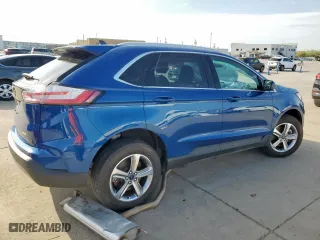2022 Ford Edge SEL with VIN 2FMPK4J9XNBB09287, listed as a Copart auction lot 50370455 with 0 mi miles and Salvage Title. Bid and sale history available at carsss.com. Image 3.
