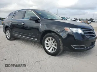 2017 Lincoln MKT with VIN 2LMHJ5NK4HBL01419, listed as a Copart auction lot 53035835 with 302,071 mi miles and Salvage Title. Bid and sale history available at DreamBid. Image 4.