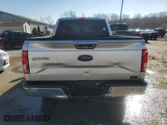 2015 Ford F-150 XL with VIN 1FTEX1CP0FKF14279, listed as a Copart auction lot 82158104 with 112,748 mi miles and Salvage Title. Bid and sale history available at carsss.com. Image 6.