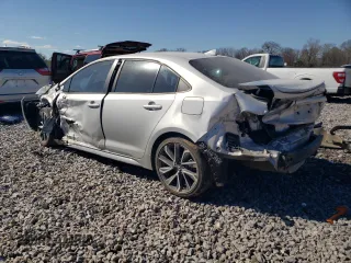 2021 Toyota Corolla SE with VIN 5YFS4MCE6MP090407, listed as a Copart auction lot 45855575 with 0 mi miles and Salvage Title. Bid and sale history available at carsss.com. Image 2.