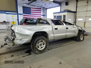 2002 Dodge Dakota Sport with VIN 1B7HG38NX2S509746, listed as a Copart auction lot 87681985 with 0 mi miles and Salvage Title. Bid and sale history available at carsss.com. Image 3.