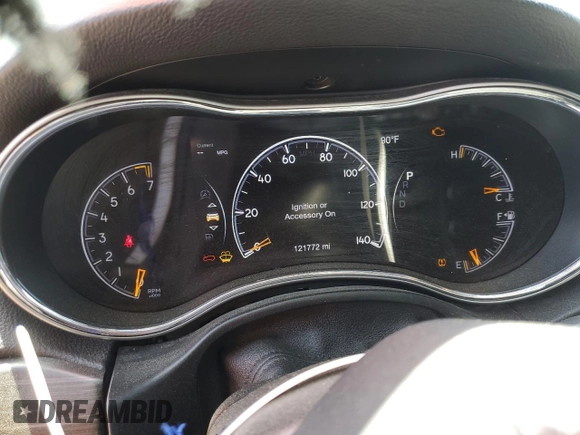 2019 Jeep Grand Cherokee Altitude with VIN 1C4RJEAG3KC533281, listed as a Copart auction lot 58298625 with 121,772 mi miles and Salvage title. Bid and sale history available at DreamBid. Image 9.