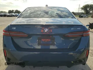 2024 BMW i5 eDrive40 with VIN WBY33FK00RCR76973, listed as a Copart auction lot 67562934 with 4,315 mi miles and Salvage Title. Bid and sale history available at carsss.com. Image 6.