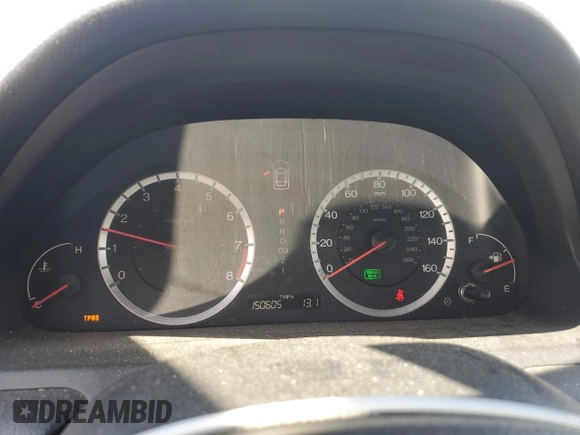2009 Honda Accord EX with VIN JHMCP26789C001898, listed as a Copart auction lot 58498215 with 150,605 mi miles and Salvage title. Bid and sale history available at DreamBid. Image 9.