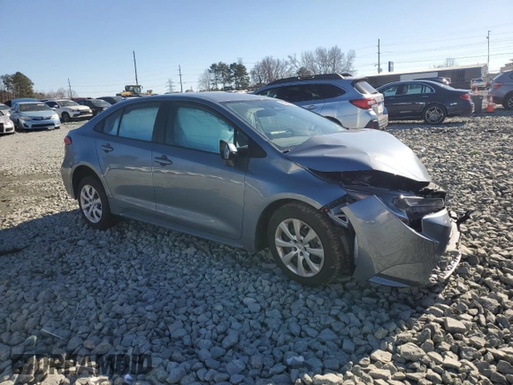 2024 Toyota Corolla LE with VIN 5YFB4MDEXRP152980, listed as a Copart auction lot 88431095 with 0 mi miles and Salvage Title. Bid and sale history available at carsss.com. Image 4.