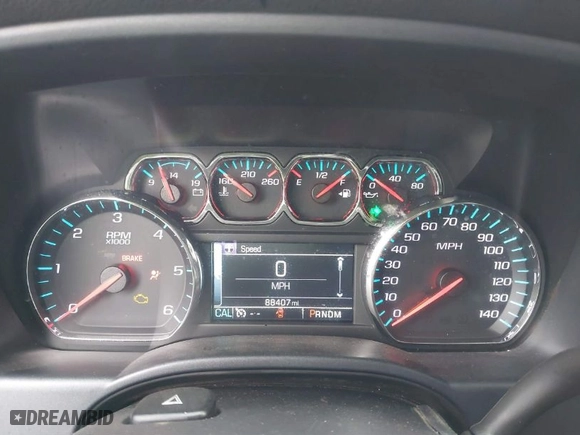2016 Chevrolet Silverado 1500 LT with VIN 1GCVKREH9GZ122011, listed as a IAAI auction lot 41185891 with 88,407 mi miles. Bid and sale history available at carsss.com. Image 7.