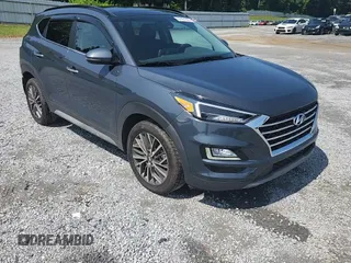 2021 Hyundai Tucson Ultimate with VIN KM8J33AL9MU343048, listed as a Copart auction lot 57421225 with 43,322 mi miles and Salvage title. Bid and sale history available at DreamBid. Image 14.