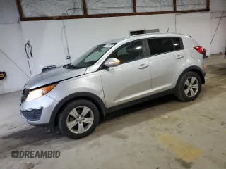 2013 Kia Sportage LX with VIN KNDPB3A21D7371160, listed as a Copart auction lot 59552295 with 102,624 mi miles and Clean title. Bid and sale history available at DreamBid. Image 1.