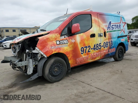 2020 Nissan NV200 S with VIN 3N6CM0KN8LK707089, listed as a Copart auction lot 54737465 with Not provided miles and Salvage title. Bid and sale history available at DreamBid. Image 1.