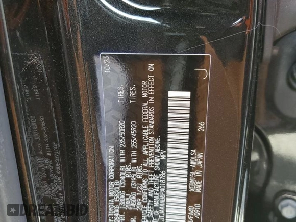 2023 Lexus RZ 450e Premium z VIN JTJAAAAB8PA018786, wystawiony jako Copart lot #47896015 z przebiegiem 14 665 mil mil oraz Szkoda całkowita • Salvage title. Historia ofert i sprzedaży dostępna na DreamBid. Obrazek 15.